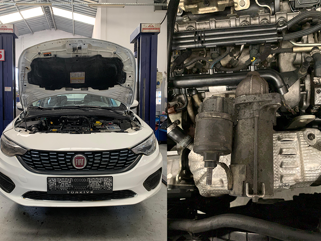 Fiat Egea 1.6 MultiJet Marş Motoru Değişimi